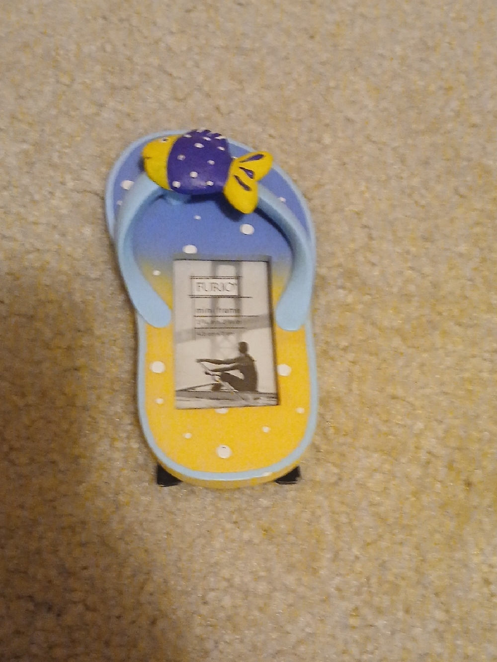 Target Blue and Yellow Fish Accent Picture Frame